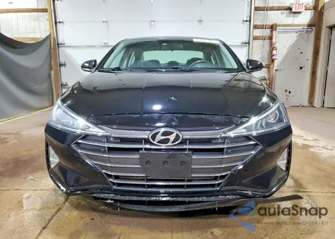 2019 Hyundai Elantra Sel z USA, uszkodzony, nr VIN 5NPD84LF3KH408791